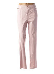 Pantalon slim rose WALTRON pour femme seconde vue