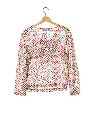 Blouse imprimé fantaisie manches longues gris APRIL MAY femme