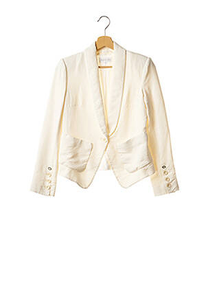 Veste chic tissage crêpe blanc PATRIZIA PEPE FIRENZE femme
