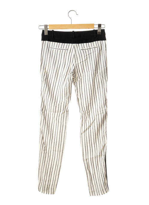 Pantalon droit blanc MAJE femme