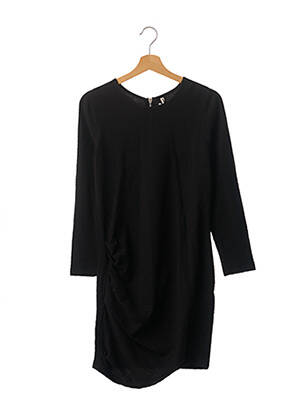 Robe courte fermeture zippée au dos manches longues noir IRO femme