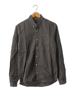 Chemise manches longues poches poitrine gris BALIBARIS homme