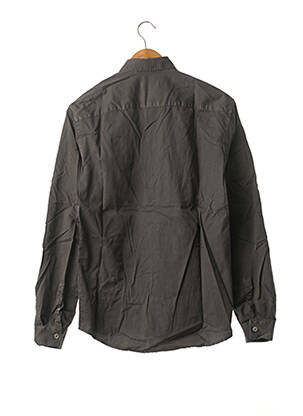 Chemise manches longues poches poitrine gris BALIBARIS homme