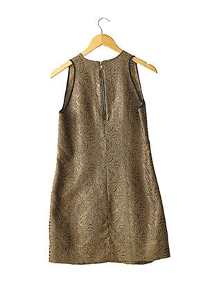Robe mi-longue sans manche sans manche jaune JUCCA femme