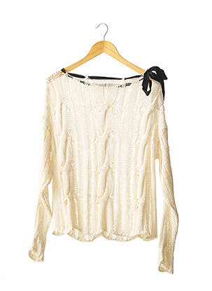 Pull beige JUCCA pour femme