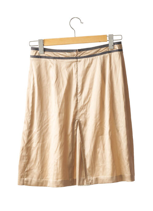 Jupe mi-longue beige JUST IN CASE pour femme