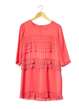 Robe courte manches 3/4 manches 3/4 rose H&M femme