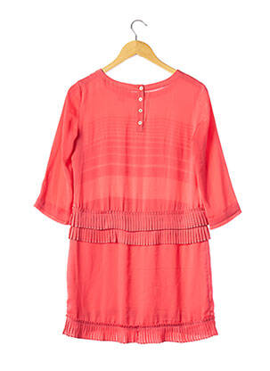 Robe courte manches 3/4 manches 3/4 rose H&M femme