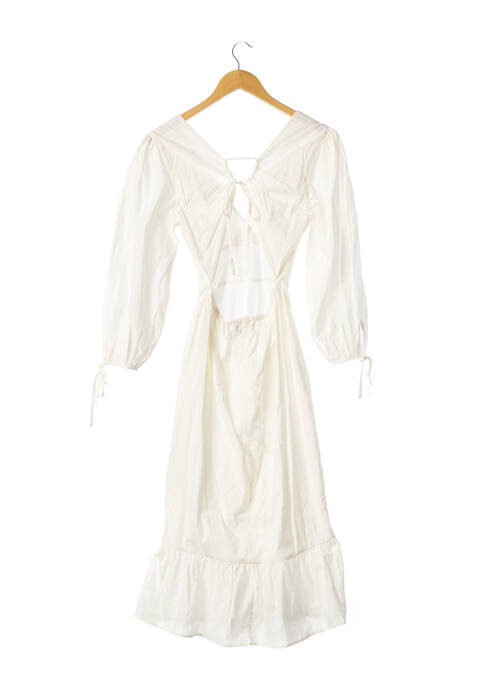 Robe mi-longue blanc MAJORELLE femme