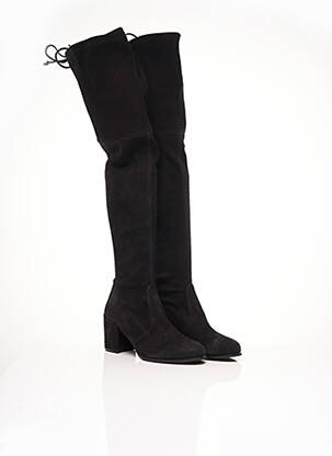 Cuissardes talon de 7 à 9cm noir STUART WEITZMAN femme