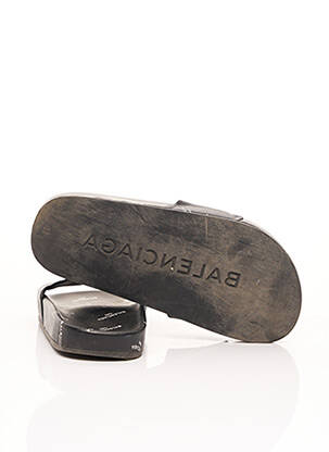 Mules/sabots matière lisse talon plat jusqu'à 3cm noir BALENCIAGA femme
