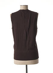 Gilet sans manche marron STEFAN GREEN pour femme seconde vue