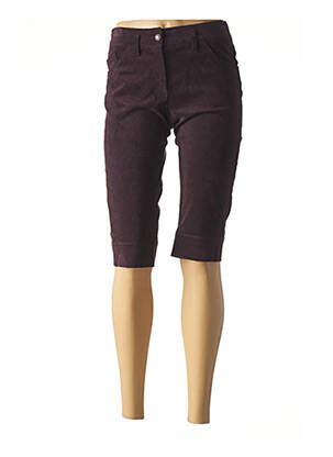 Corsaire poches violet TEENFLO femme