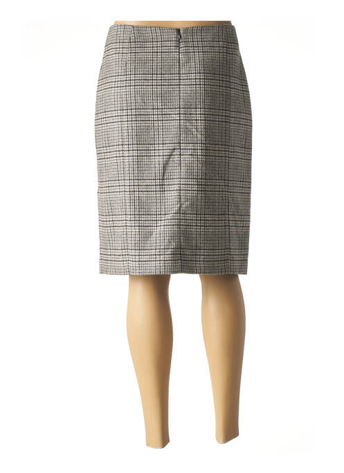 Jupe mi-longue gris TF ATELIER pour femme