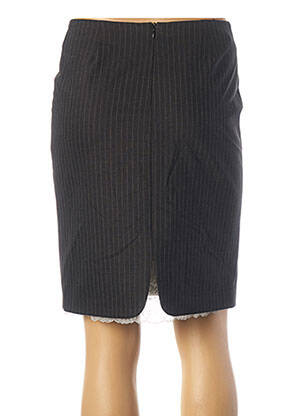 Jupe mi-longue taille normale gris TEENFLO femme