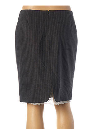 Jupe mi-longue taille normale gris TEENFLO femme