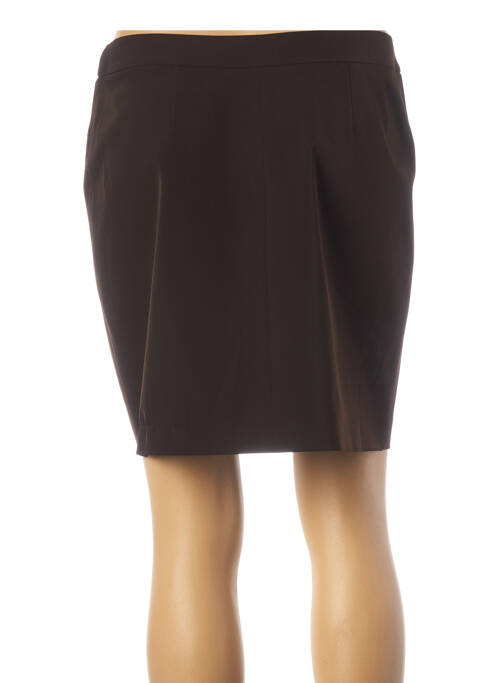 Jupe courte marron TEENFLO pour femme