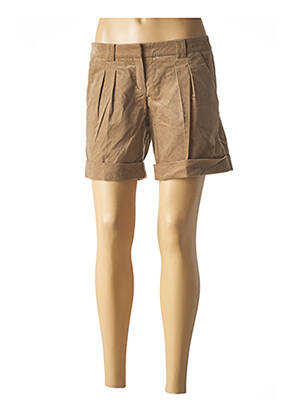 Short finition revers beige TEENFLO femme