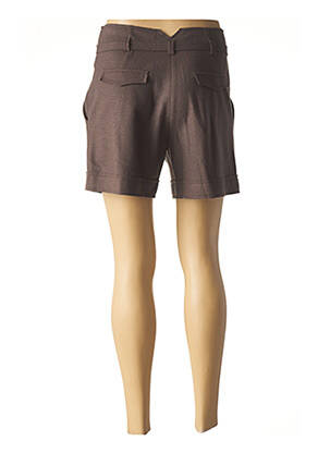 Short finition revers marron TEENFLO femme