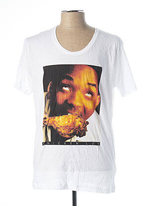 T-shirt blanc CHICKEN LUV pour homme