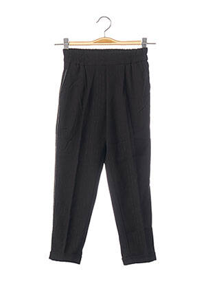 Pantalon 7/8 noir TEDDY SMITH pour fille