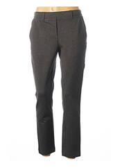 Pantalon chino gris MSCH COPENHAGEN pour femme seconde vue