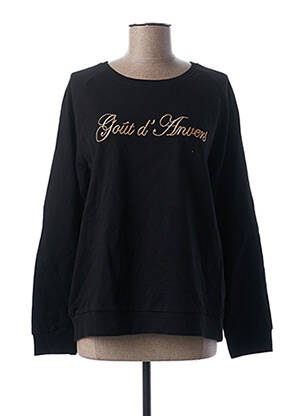 Sweat-shirt noir GOÛT D'ANVERS pour femme