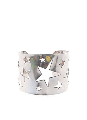 Bracelet Manchette gris SATINE pour femme