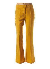 Pantalon flare jaune YAYA pour femme seconde vue