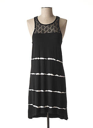 Robe mi-longue col rond noir O'NEILL femme