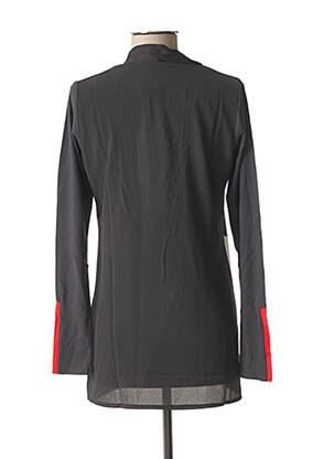Tunique manches longues tissage crêpe gris MISS CAPTAIN femme