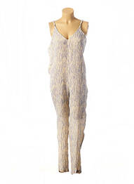 Combi-pantalon tissage crêpe beige O'NEILL femme