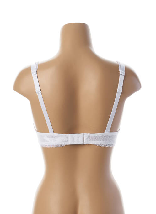 Soutien-gorge effet matière satinée blanc AUBADE femme