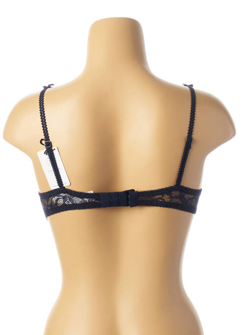 Soutien-gorge tissage dentelle haut soutien-gorge moulé bleu AUBADE femme