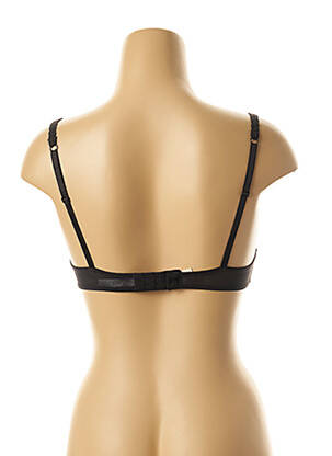 Soutien-gorge effet matière satinée haut soutien-gorge balconnet noir LEJABY femme