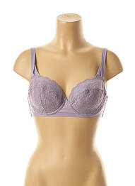 Soutien-gorge effet matière satinée haut soutien-gorge moulé violet LEJABY femme