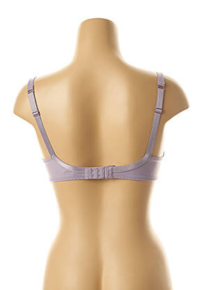 Soutien-gorge effet matière satinée haut soutien-gorge moulé violet LEJABY femme