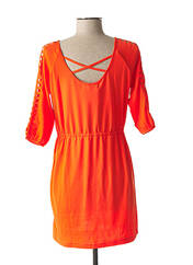 Robe courte orange VIRGINIE & MOI pour femme seconde vue