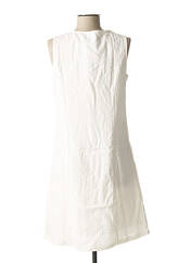 Robe mi-longue blanc L33 pour femme seconde vue