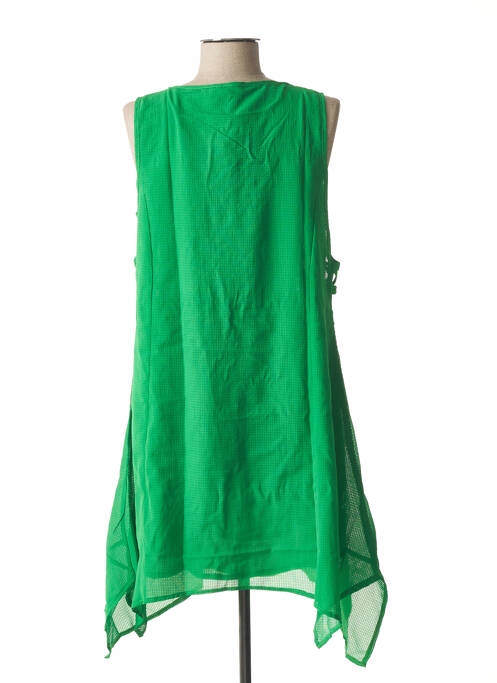 Robe mi-longue vert VIRGINIE & MOI pour femme