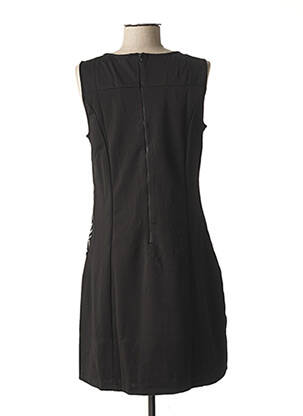 Robe courte sans manche sans manche noir L33 femme