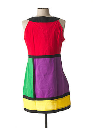Robe courte sans manche sans manche rose L33 femme
