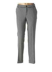 Pantalon droit gris MISE AU GREEN pour femme seconde vue