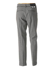 Pantalon droit gris MISE AU GREEN pour femme seconde vue