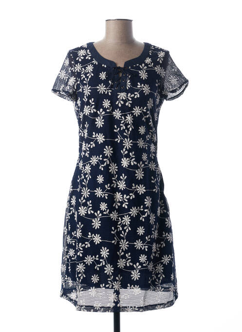 Robe mi-longue bleu L33 pour femme