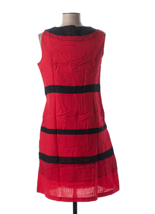 Robe mi-longue rouge L33 femme
