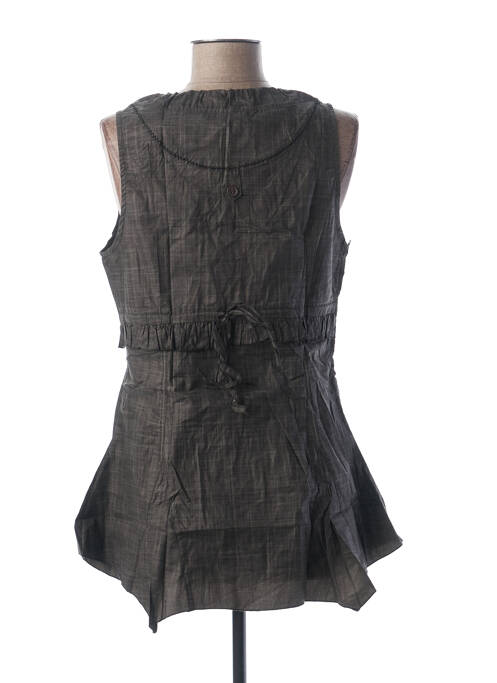 Tunique sans manche gris L33 pour femme