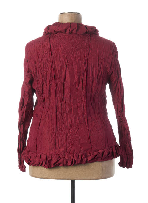 Veste chic rouge L33 pour femme