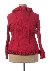Veste casual rouge L33 pour femme seconde vue