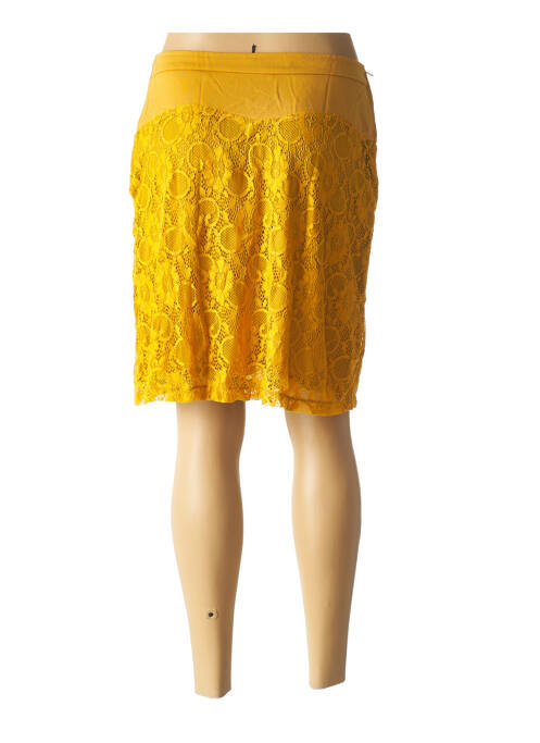 Jupe courte jaune VIRGINIE & MOI femme